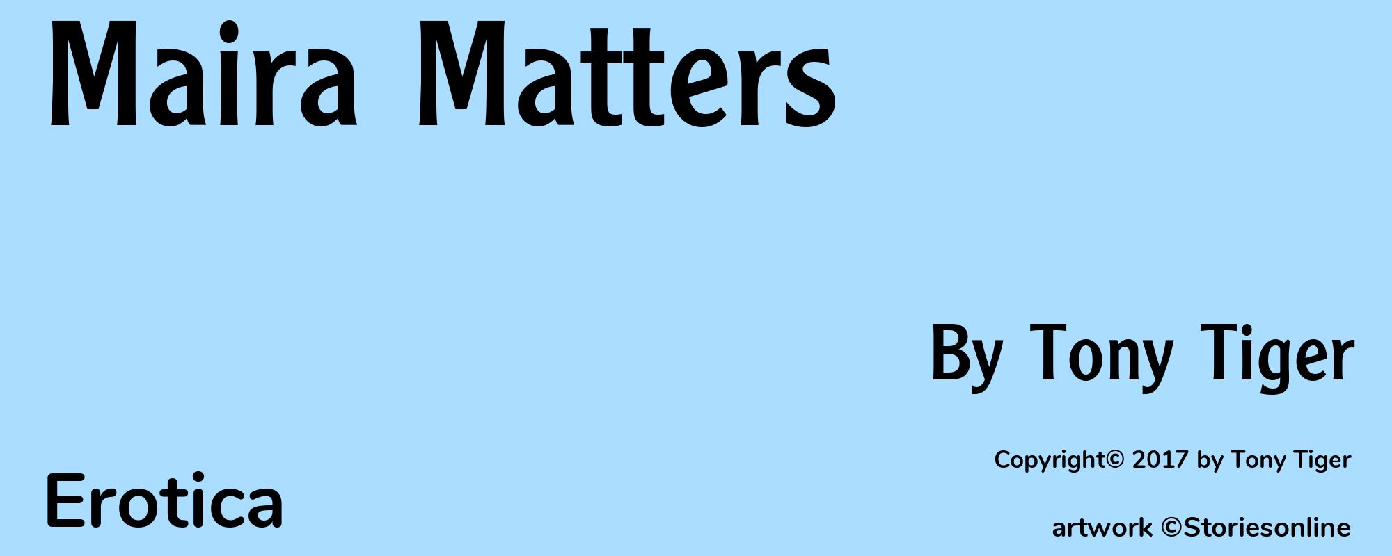 Maira Matters - Cover