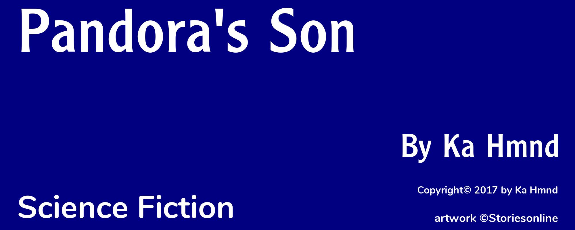 Pandora's Son - Cover