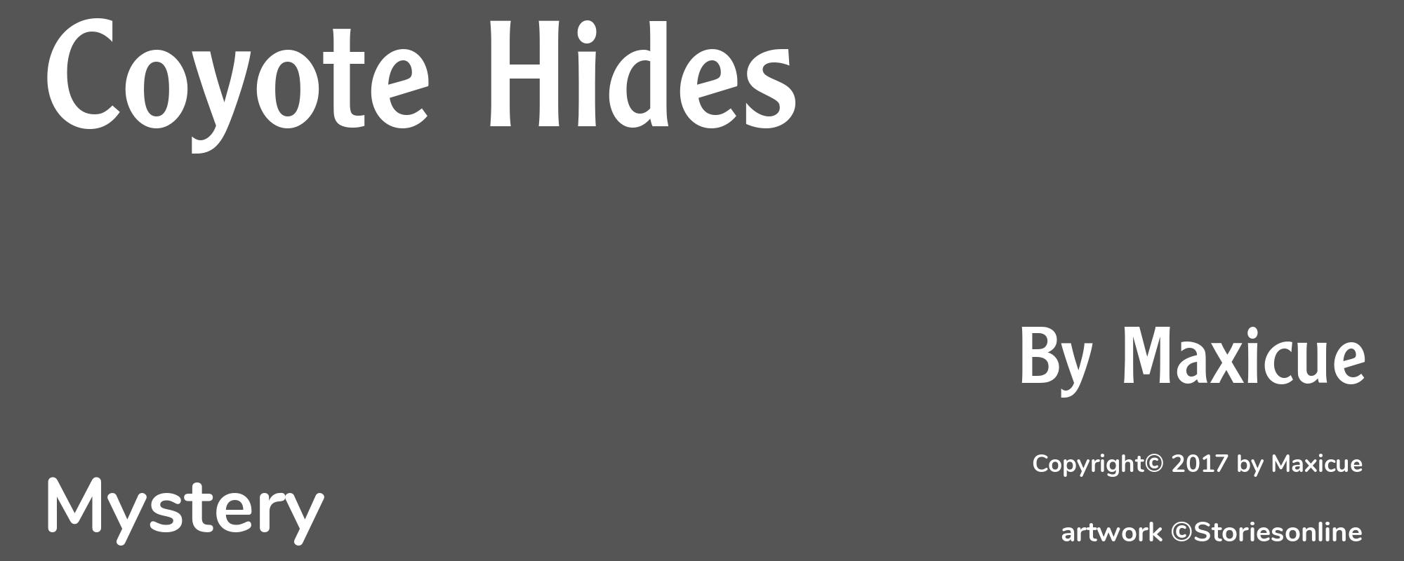 Coyote Hides - Cover
