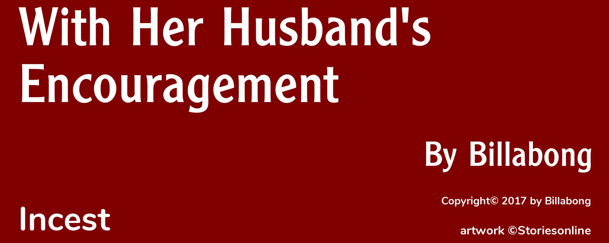 With Her Husband's Encouragement - Cover