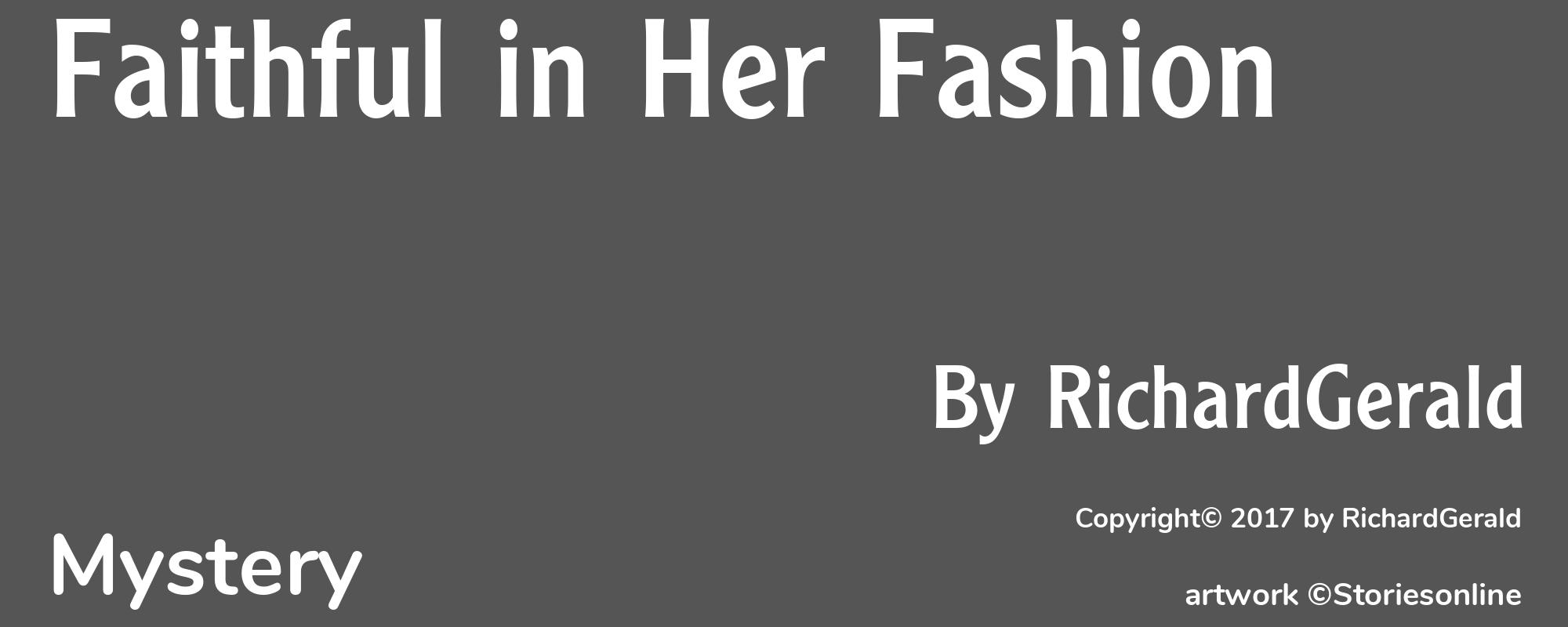 Faithful in Her Fashion - Cover