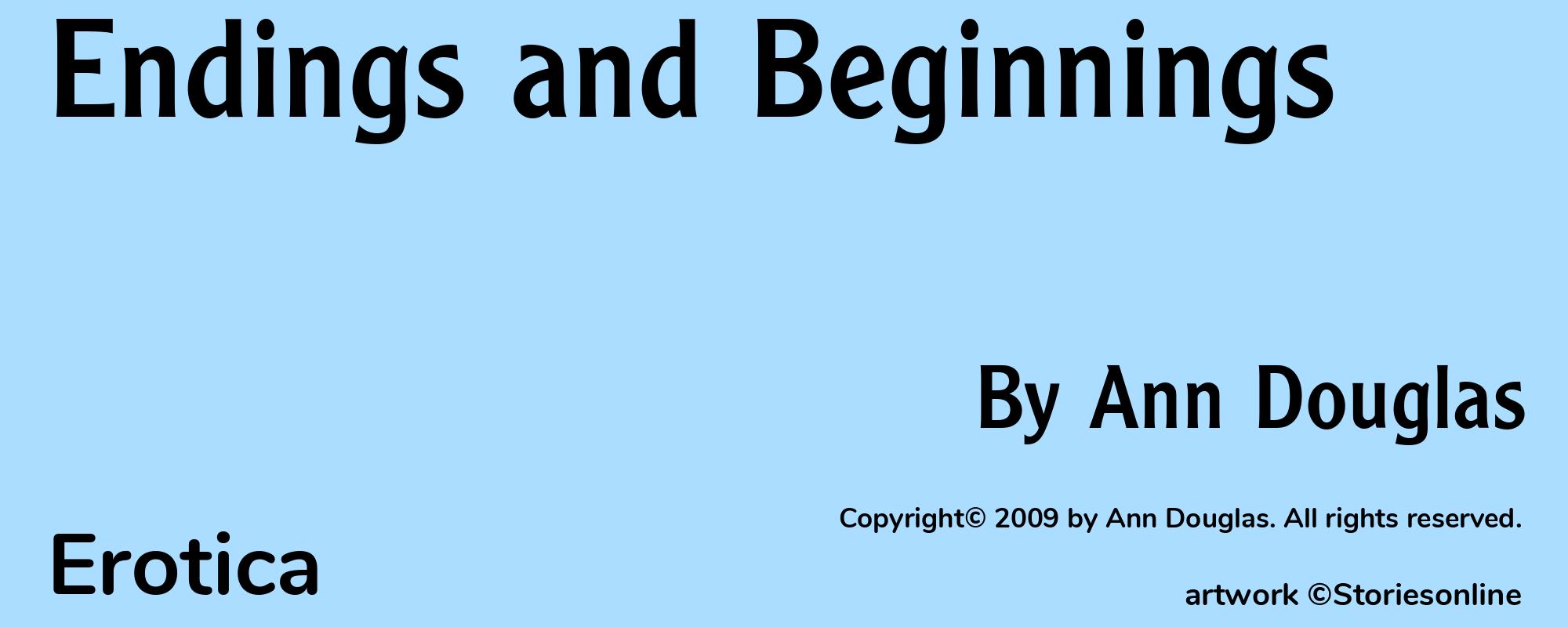 Endings and Beginnings - Cover