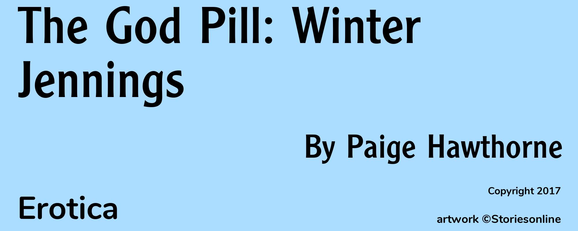 The God Pill: Winter Jennings - Cover