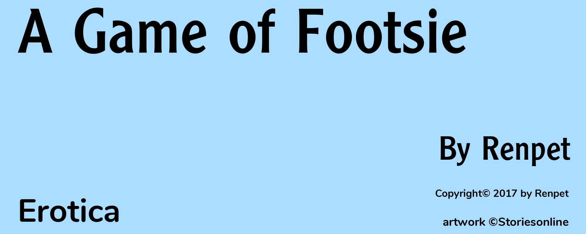 A Game of Footsie - Cover