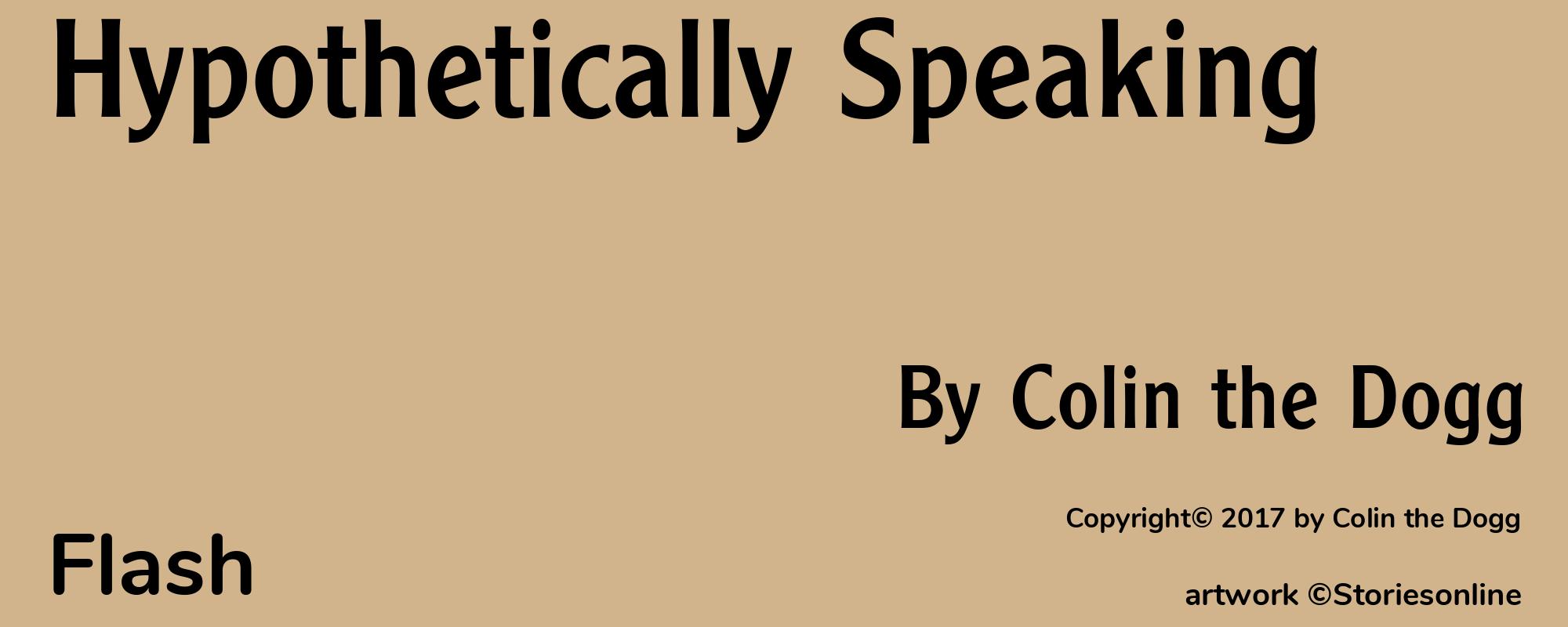 Hypothetically Speaking - Cover