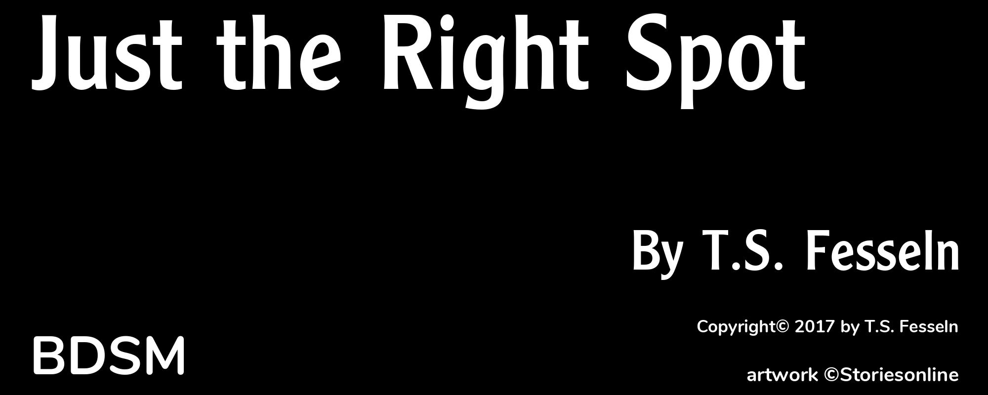 Just the Right Spot - Cover