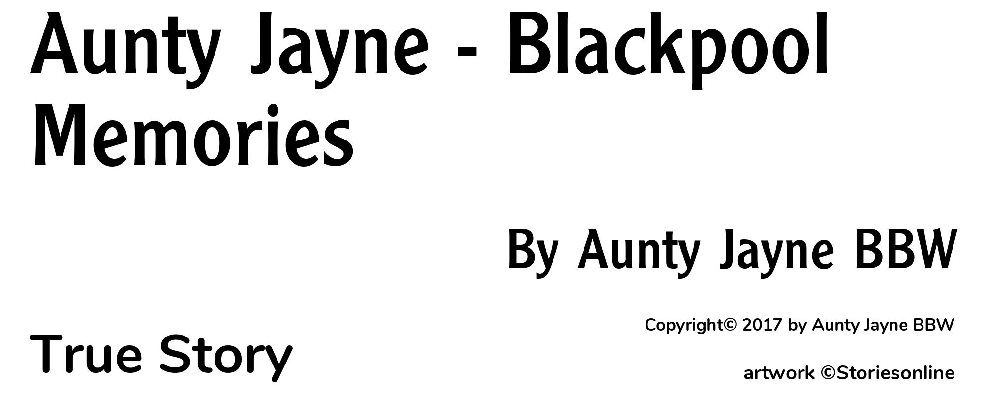 Aunty Jayne - Blackpool Memories - Cover