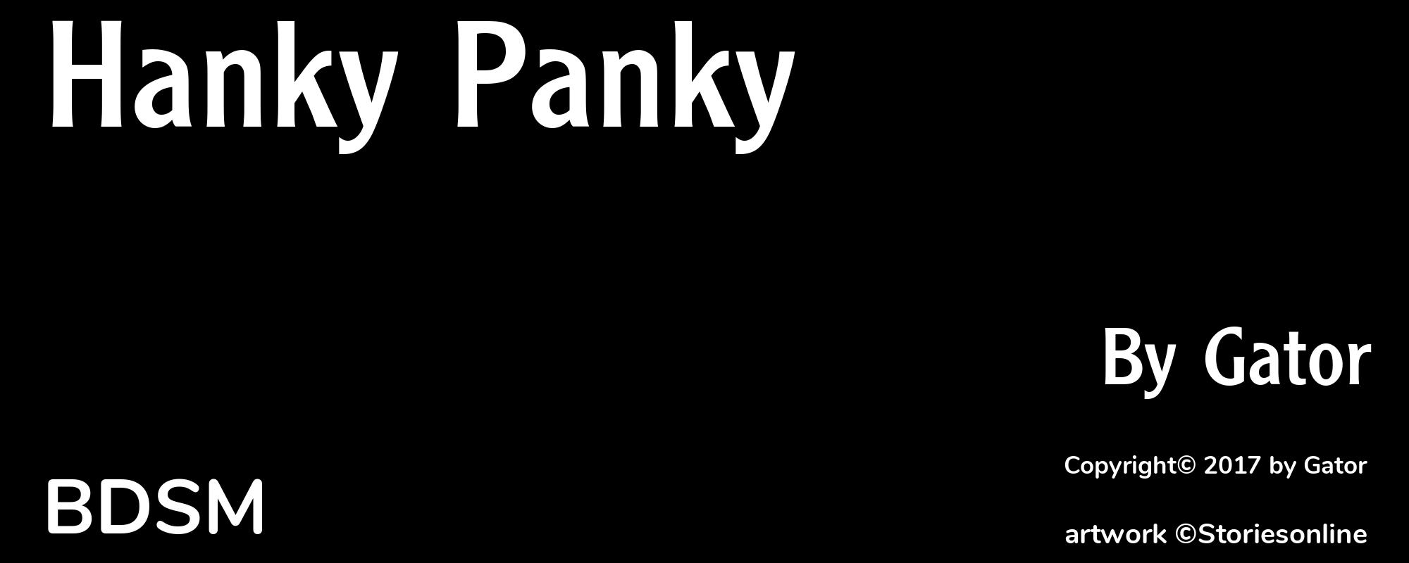 Hanky Panky - Cover