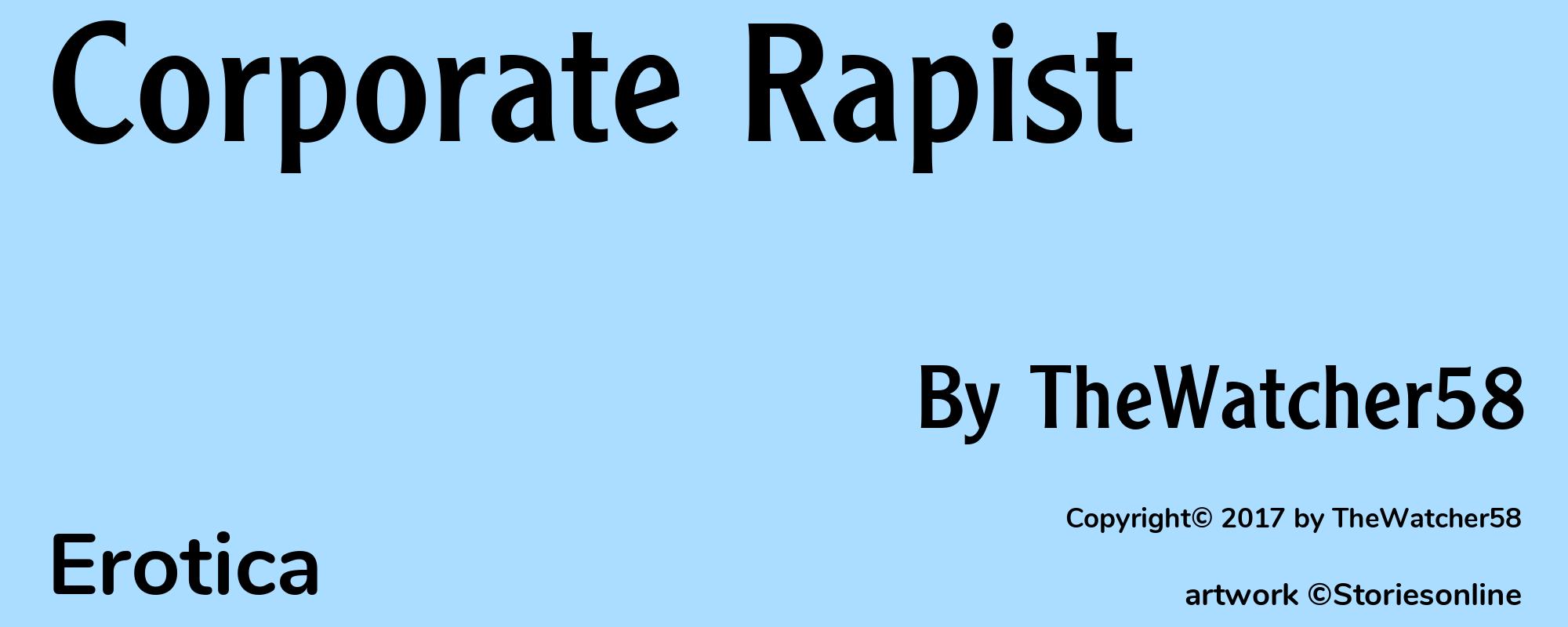 Corporate Rapist - Cover