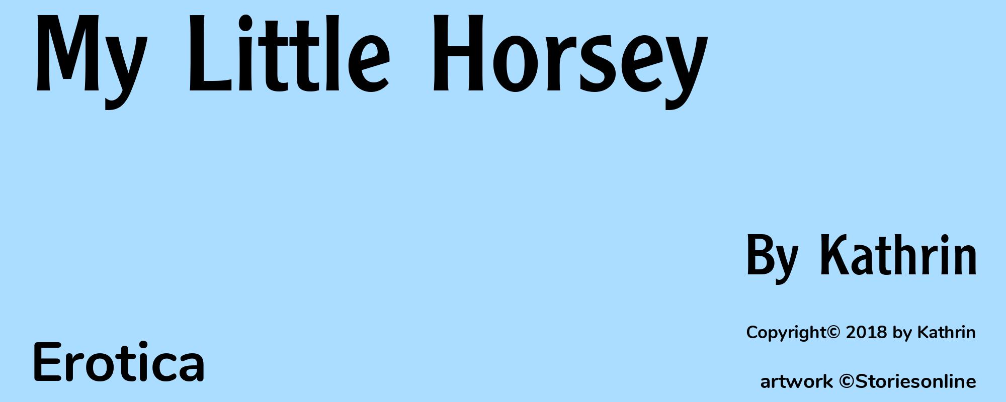 My Little Horsey - Cover