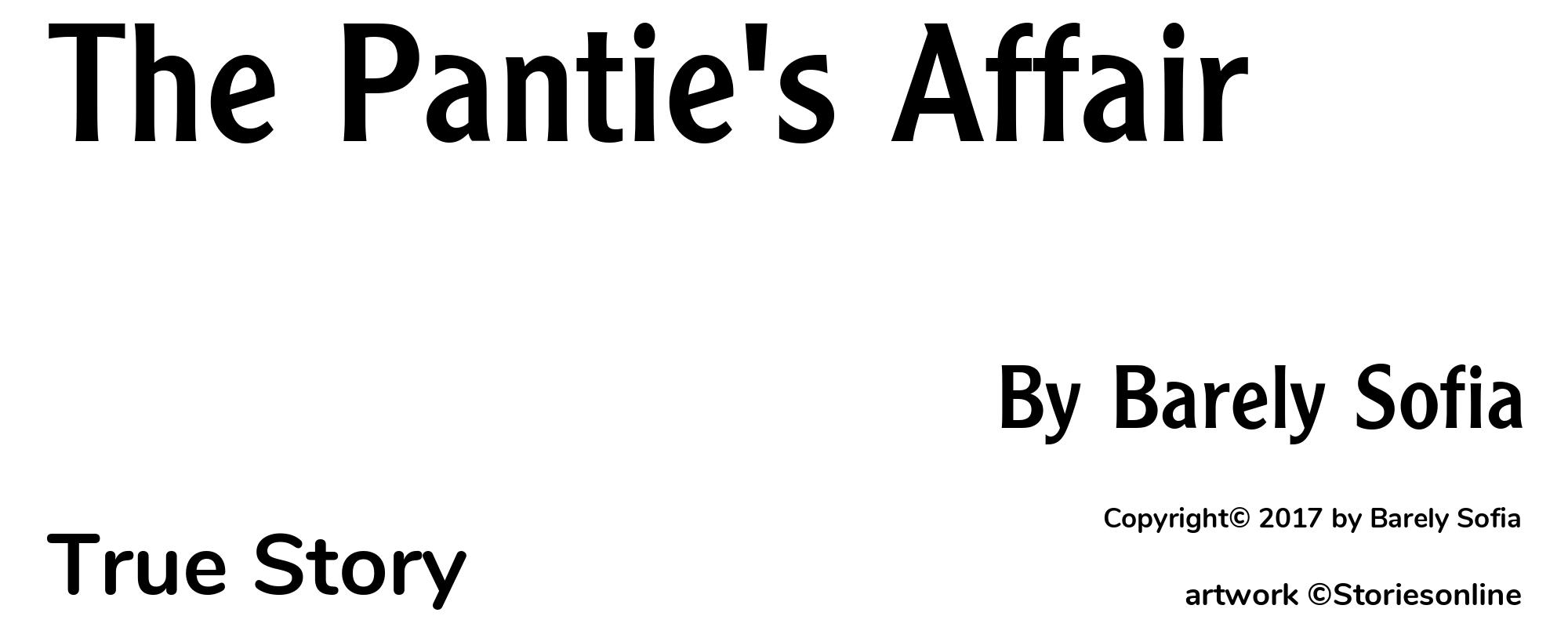 The Pantie's Affair - Cover