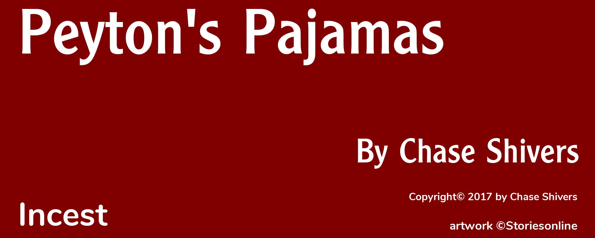 Peyton's Pajamas - Cover