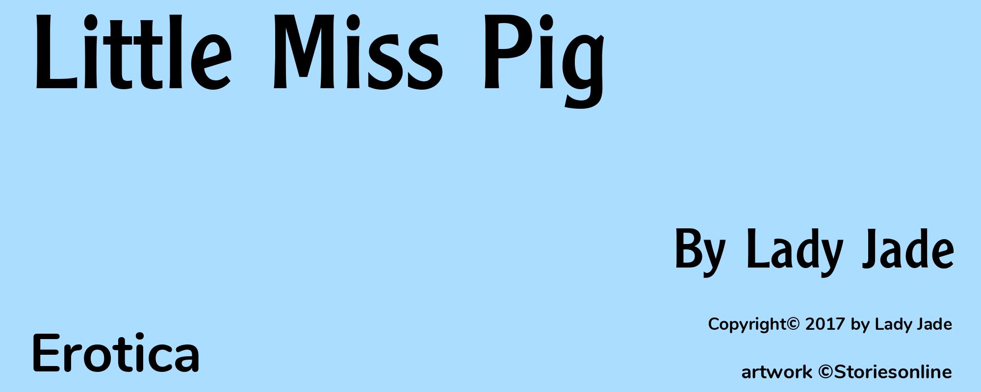 Little Miss Pig - Cover