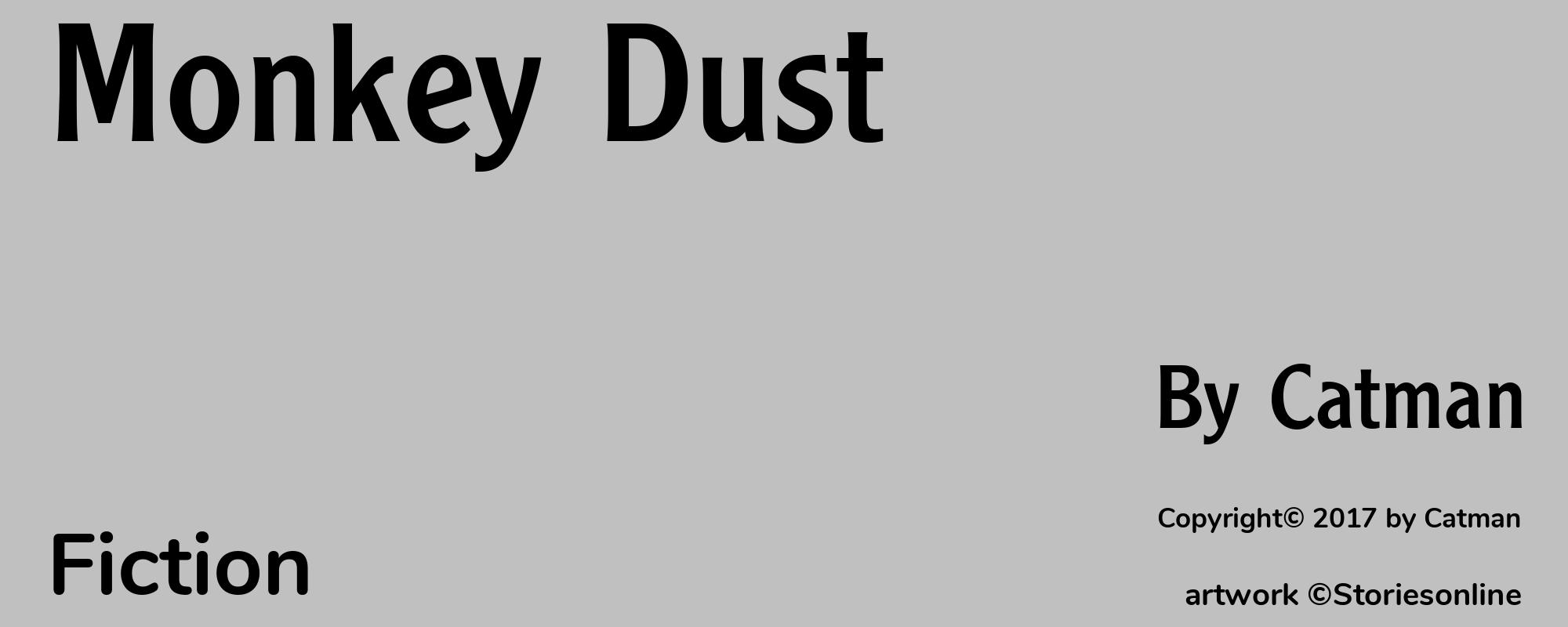 Monkey Dust - Cover