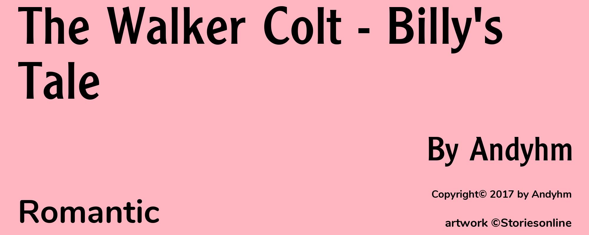 The Walker Colt - Billy's Tale - Cover
