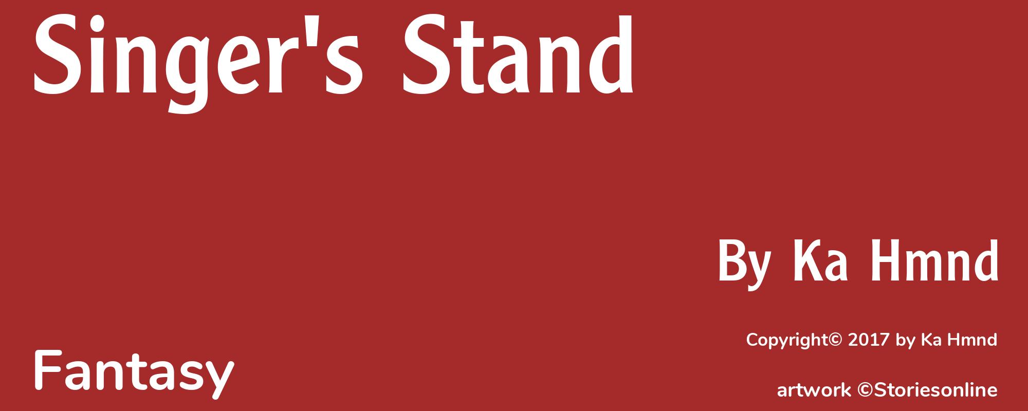 Singer's Stand - Cover