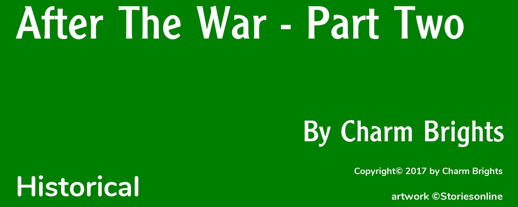 After The War - Part Two - Cover