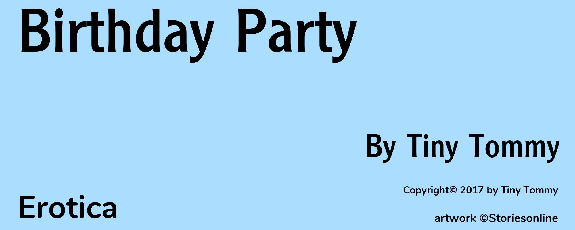 Birthday Party - Cover