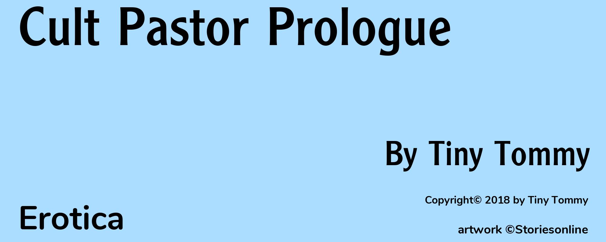 Cult Pastor Prologue - Cover