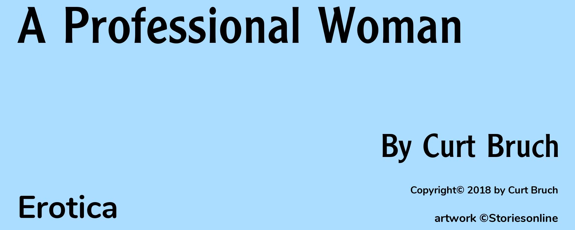 A Professional Woman - Cover