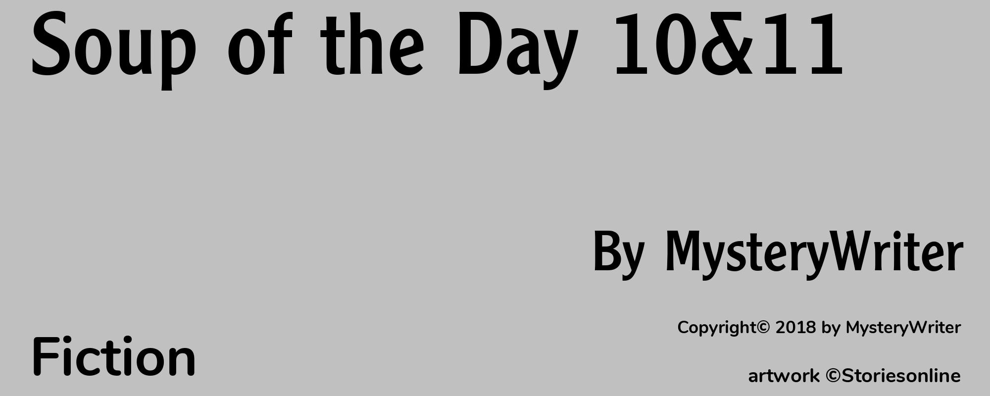 Soup of the Day 10&11 - Cover