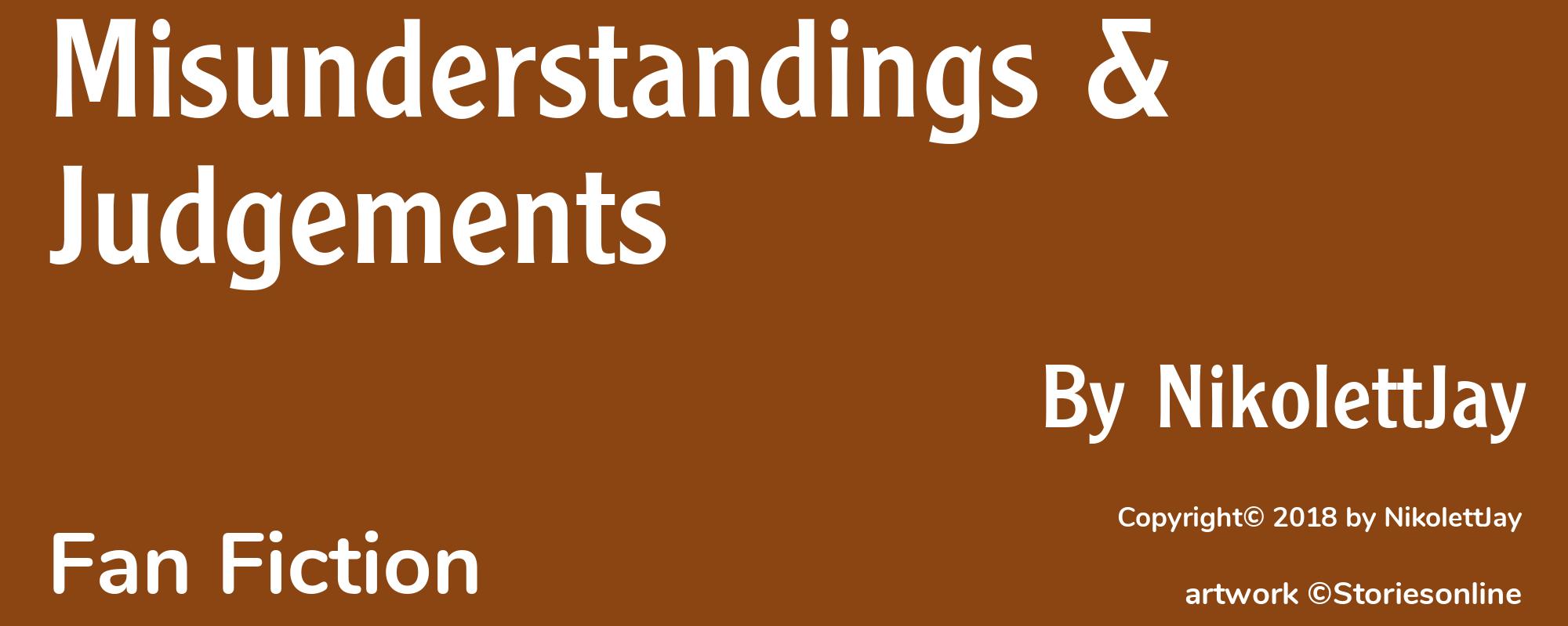 Misunderstandings & Judgements - Cover