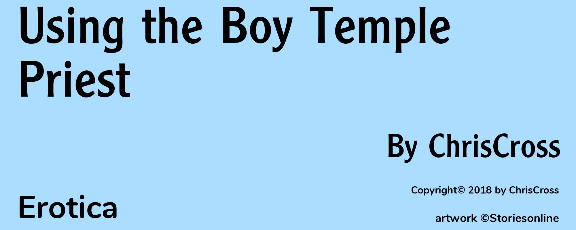 Using the Boy Temple Priest - Cover