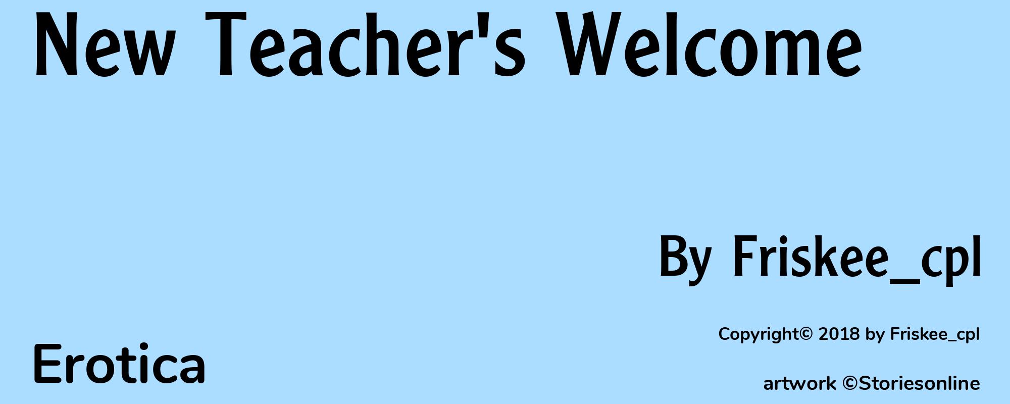 New Teacher's Welcome - Cover
