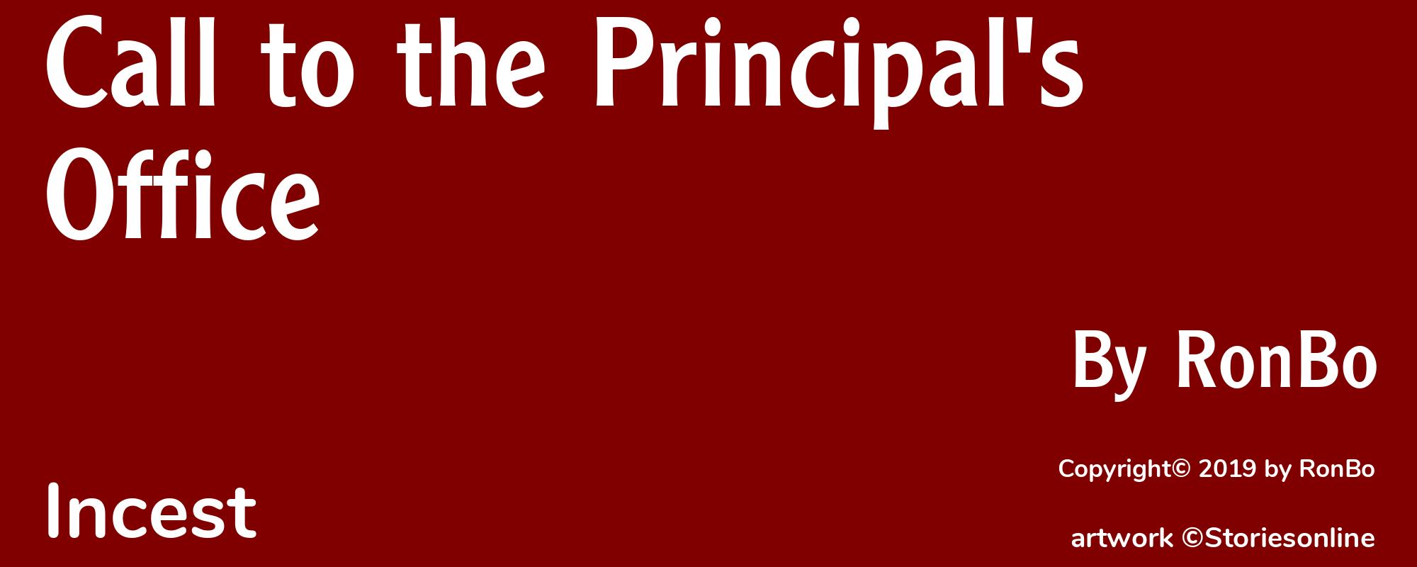 Call to the Principal's Office - Cover