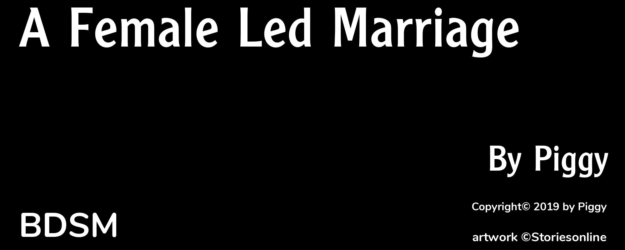 A Female Led Marriage - Cover