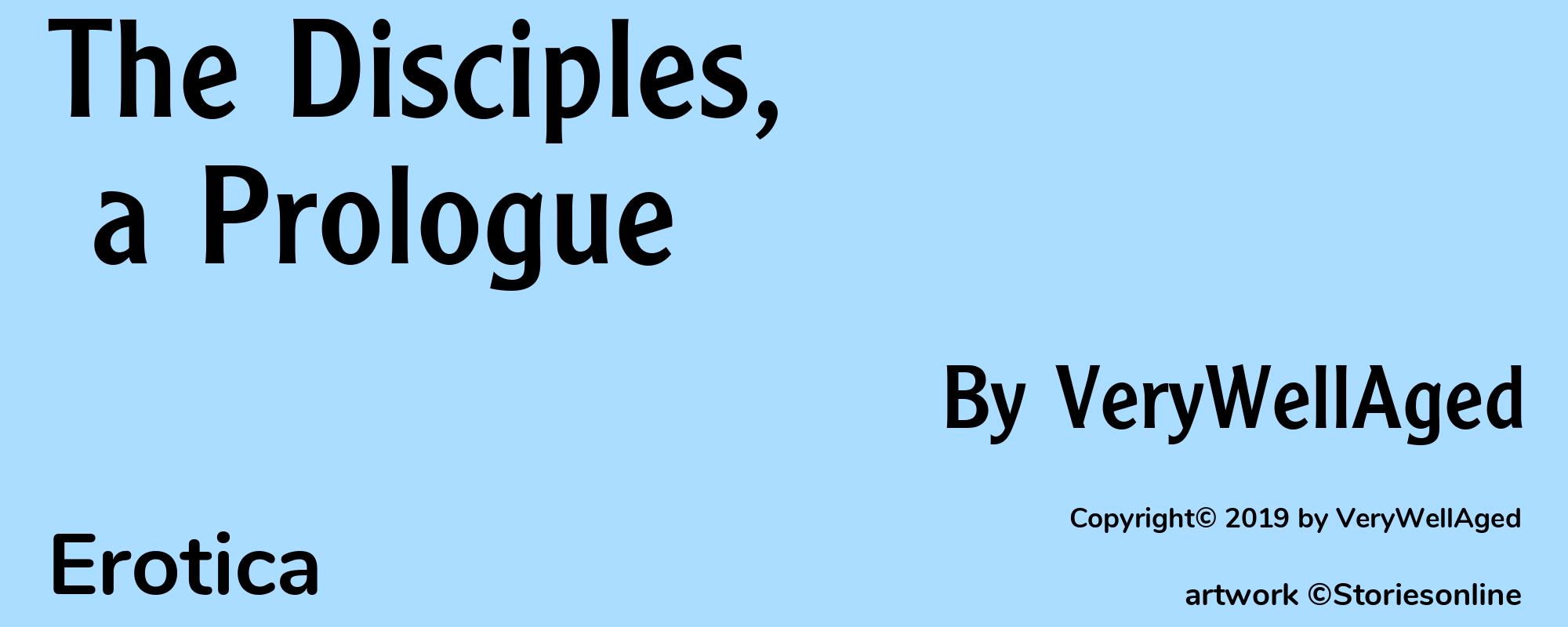 The Disciples, a Prologue - Cover