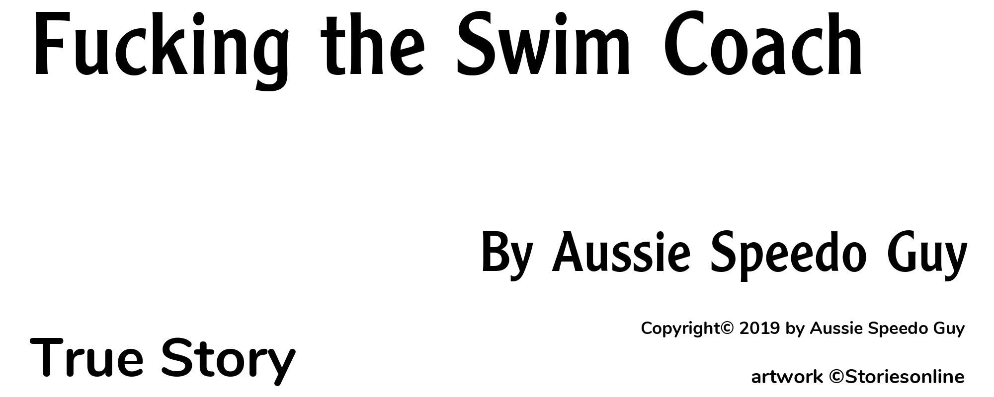 Fucking the Swim Coach - Cover