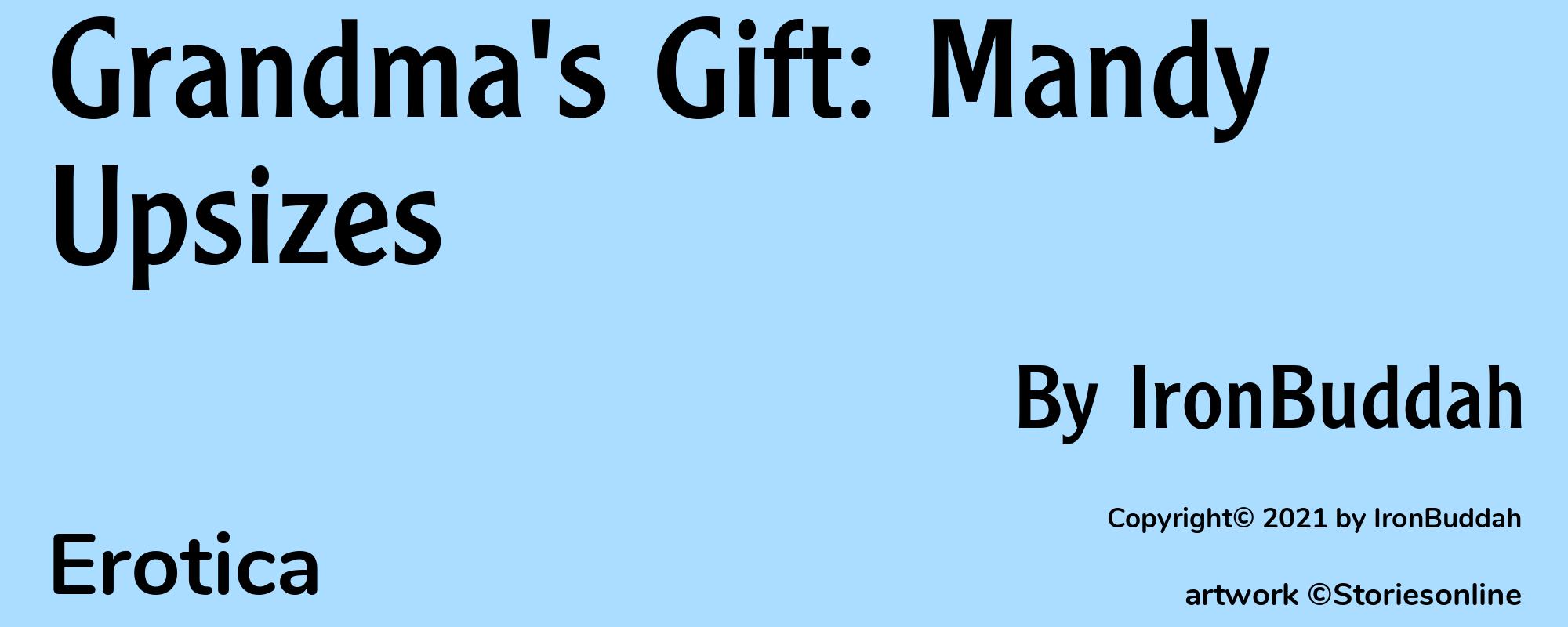 Grandma's Gift: Mandy Upsizes - Cover