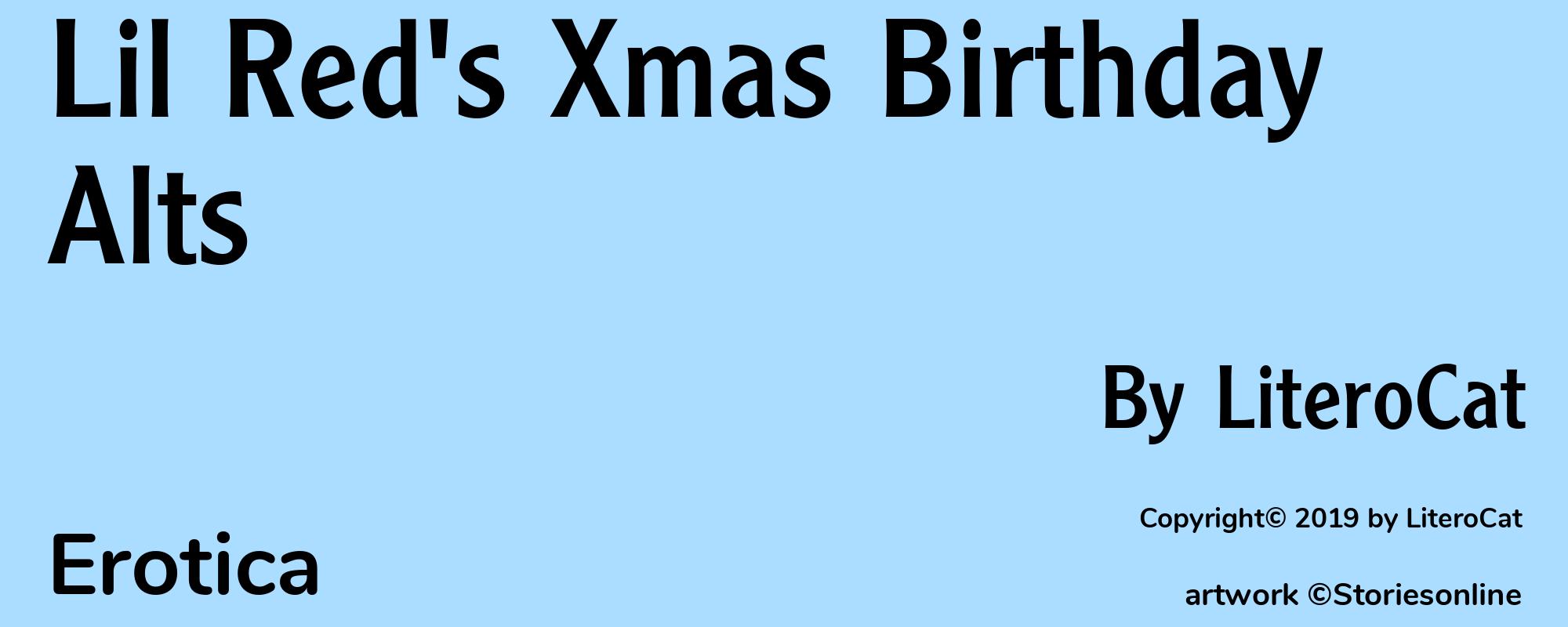 Lil Red's Xmas Birthday Alts - Cover