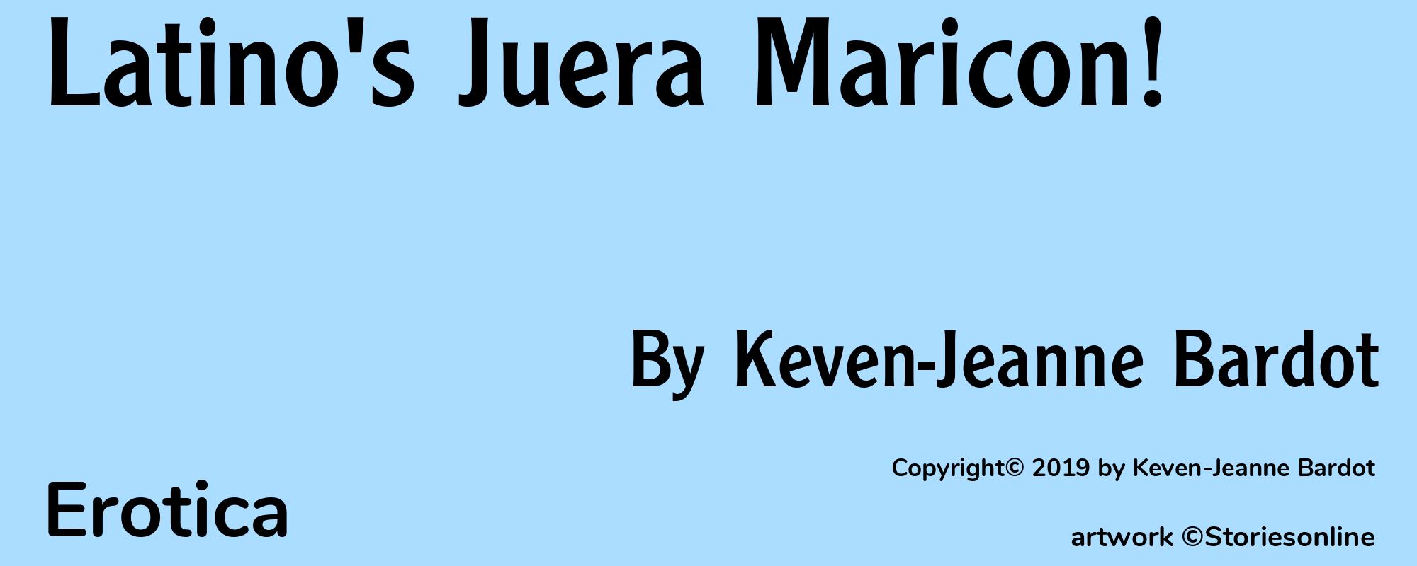 Latino's Juera Maricon! - Cover