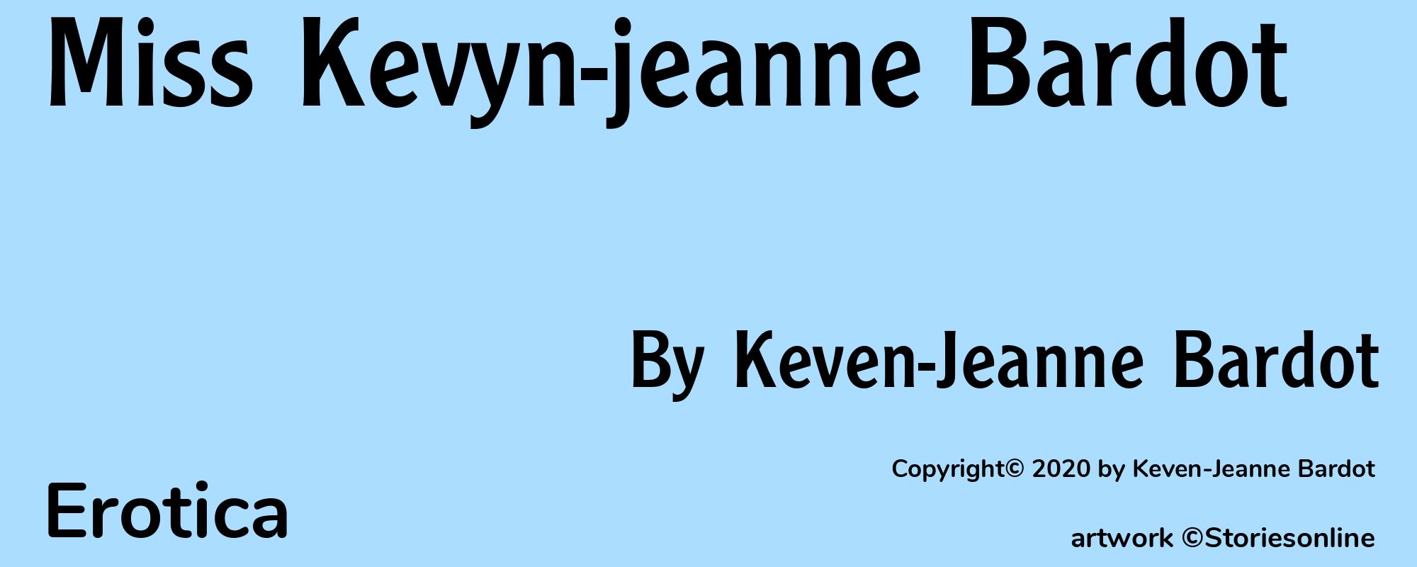 Miss Kevyn-jeanne Bardot - Cover