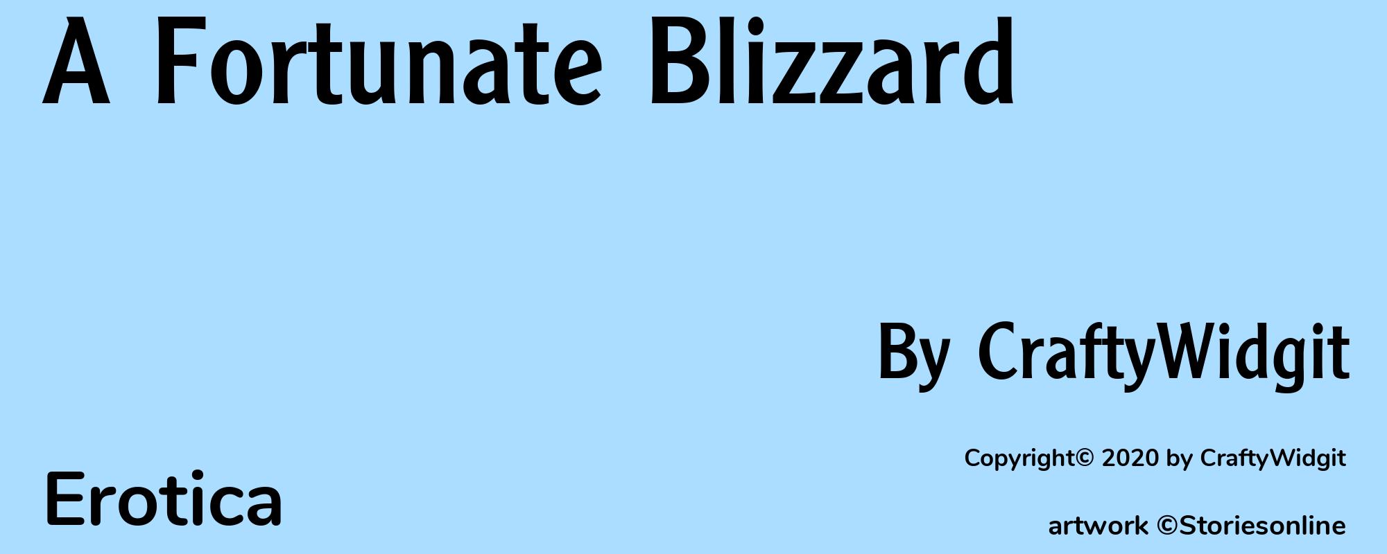 A Fortunate Blizzard - Cover