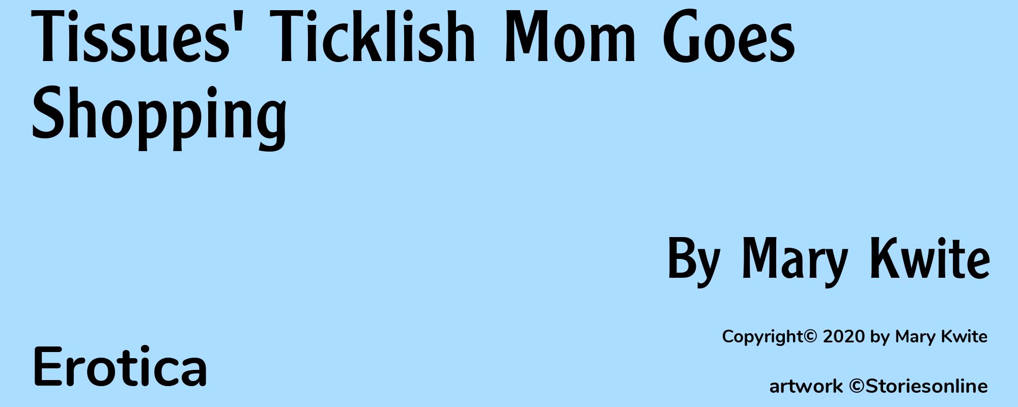 Tissues' Ticklish Mom Goes Shopping - Cover