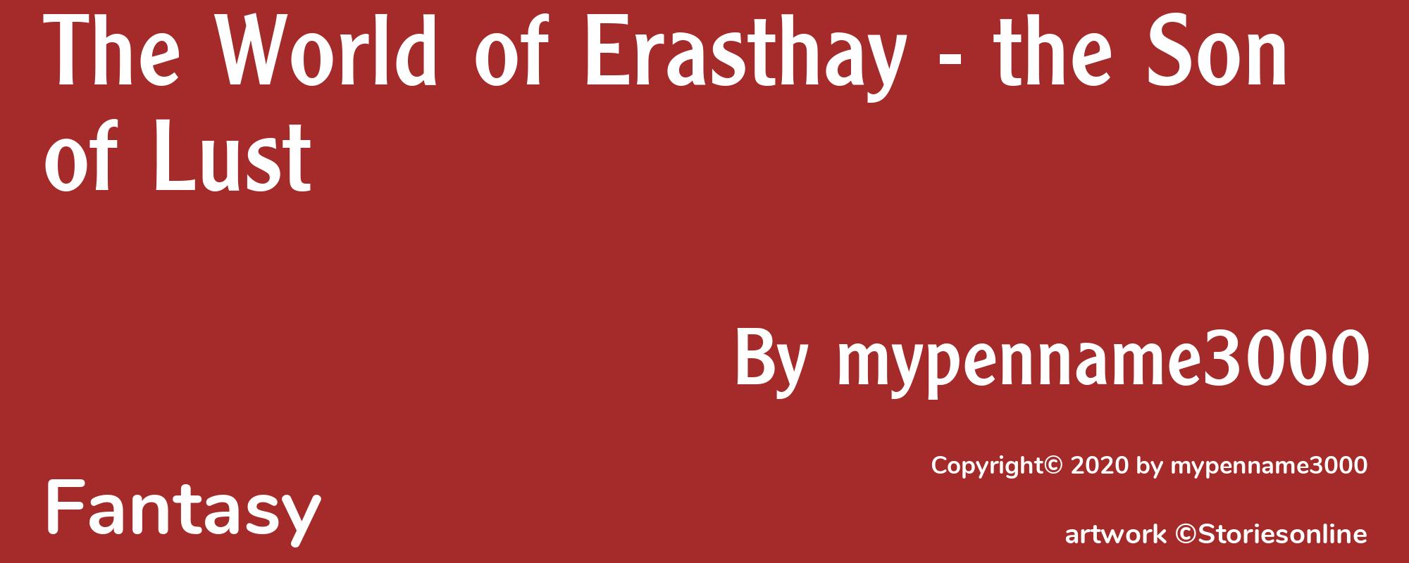 The World of Erasthay - the Son of Lust - Cover