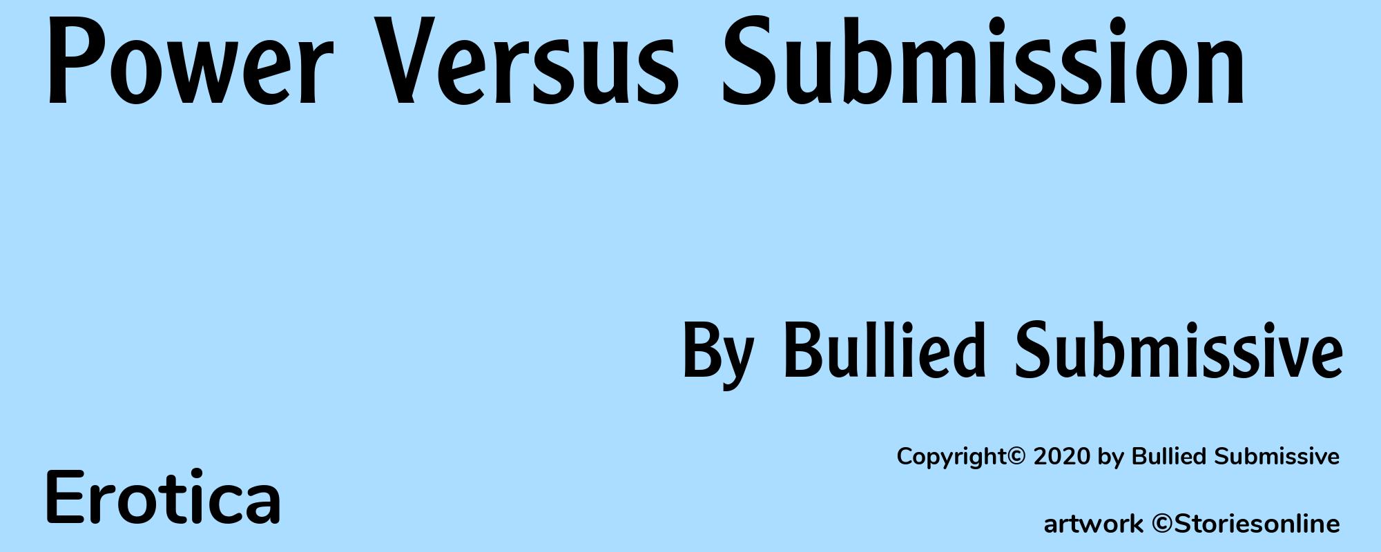 Power Versus Submission - Cover