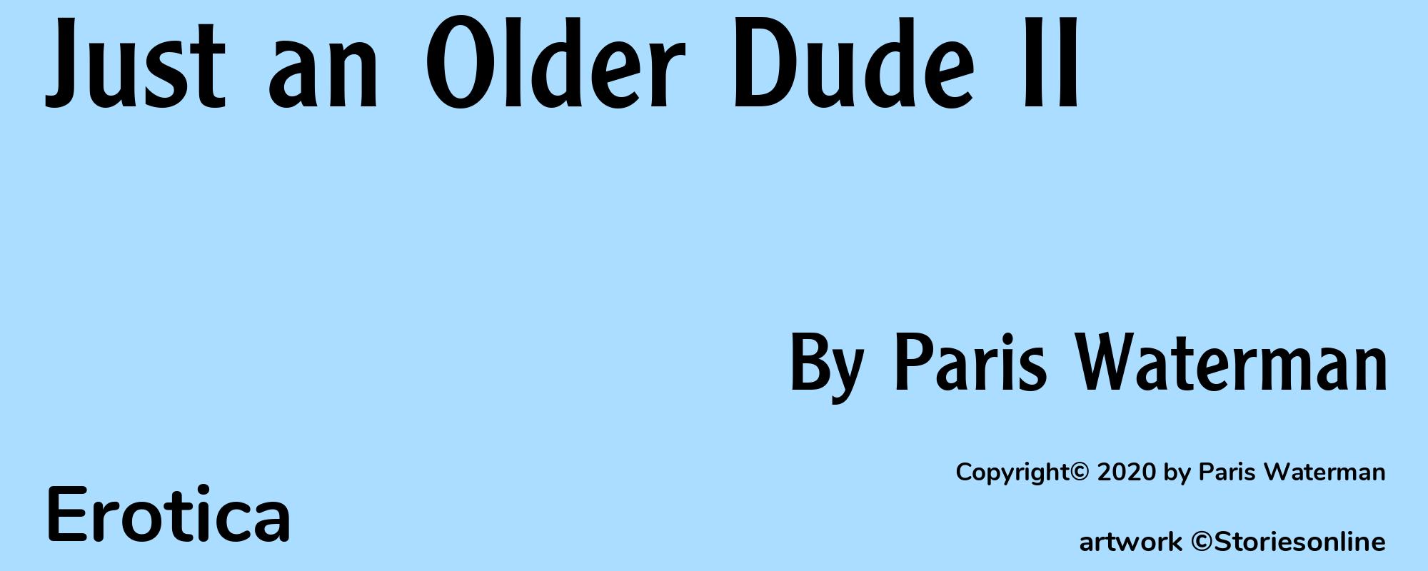 Just an Older Dude II - Cover