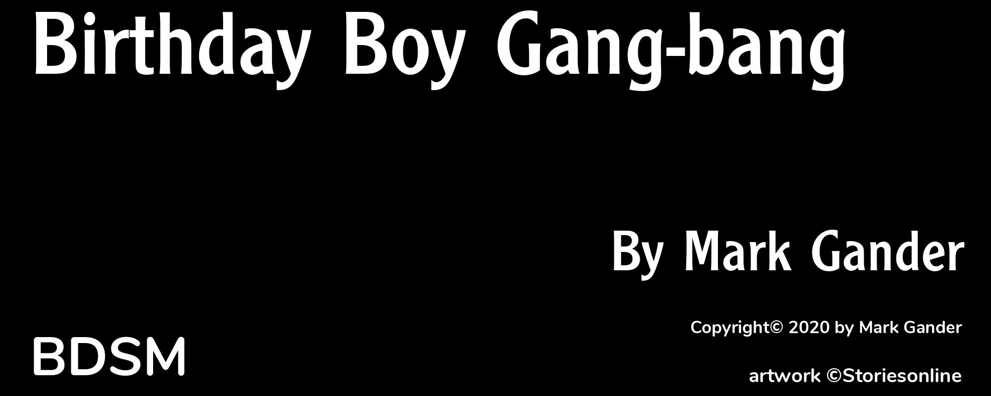Birthday Boy Gang-bang - Cover