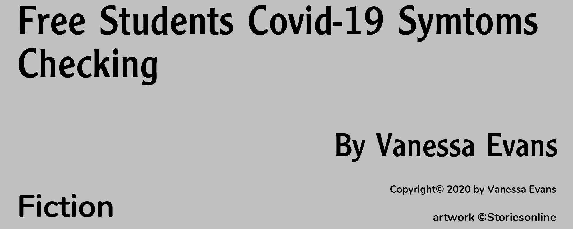 Free Students Covid-19 Symtoms Checking - Cover