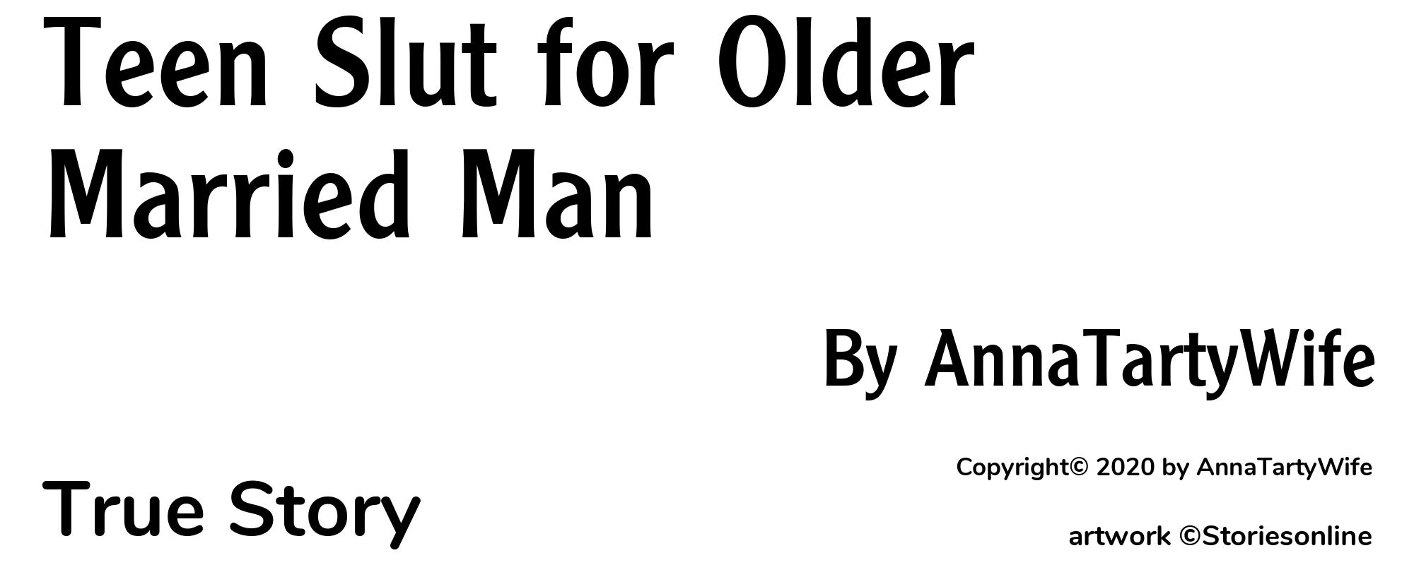 Teen Slut for Older Married Man - Cover