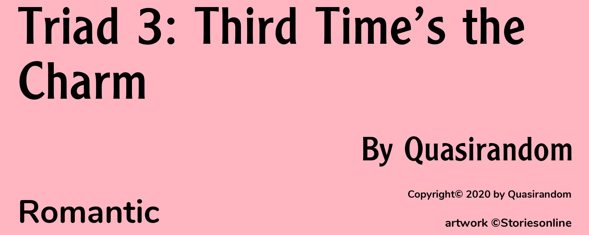 Triad 3: Third Time’s the Charm - Cover