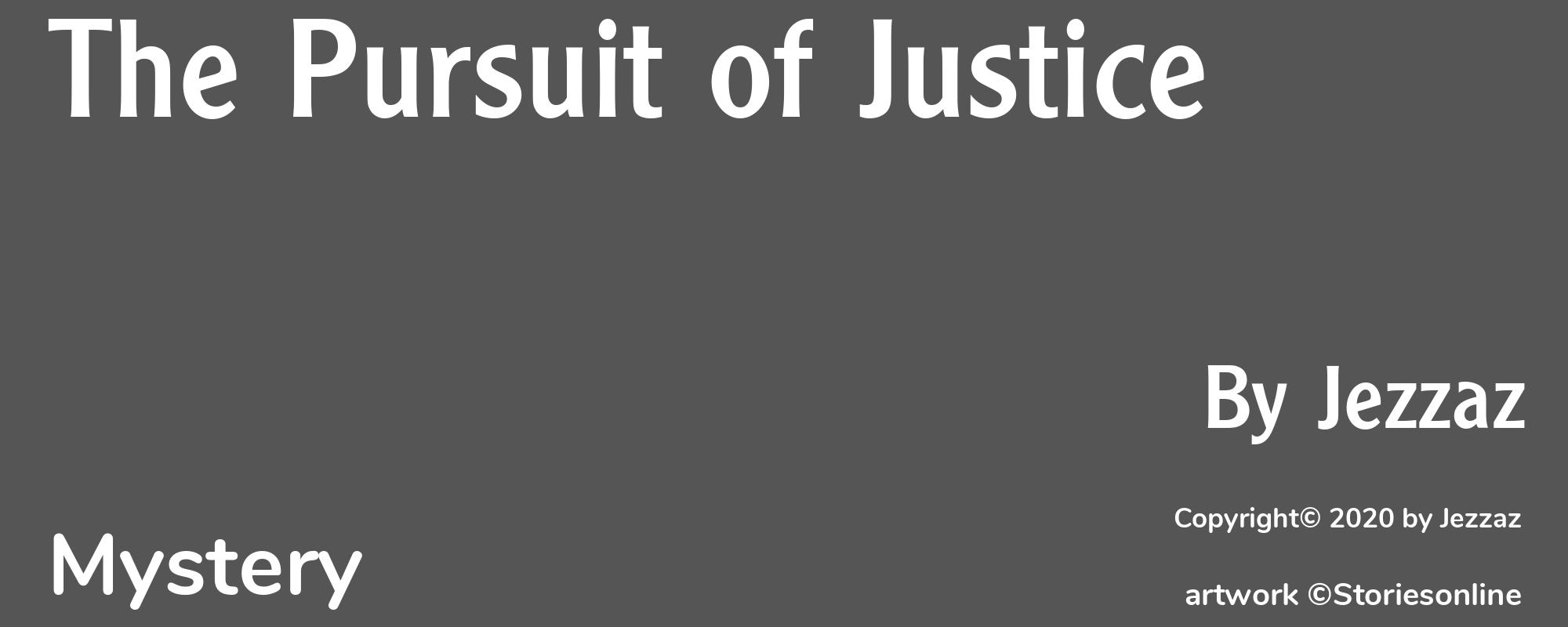 The Pursuit of Justice - Cover