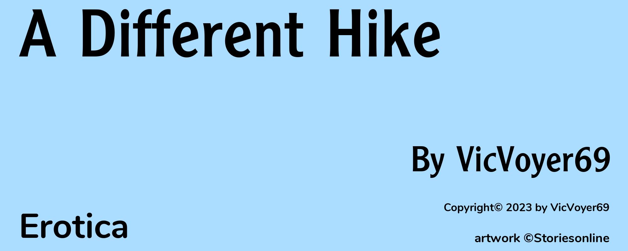 A Different Hike - Cover