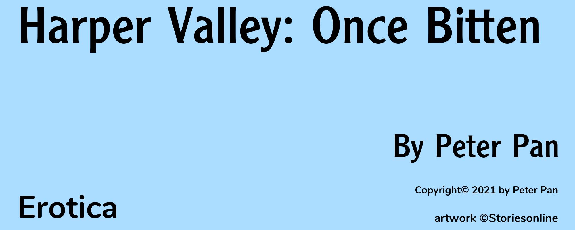 Harper Valley: Once Bitten - Cover