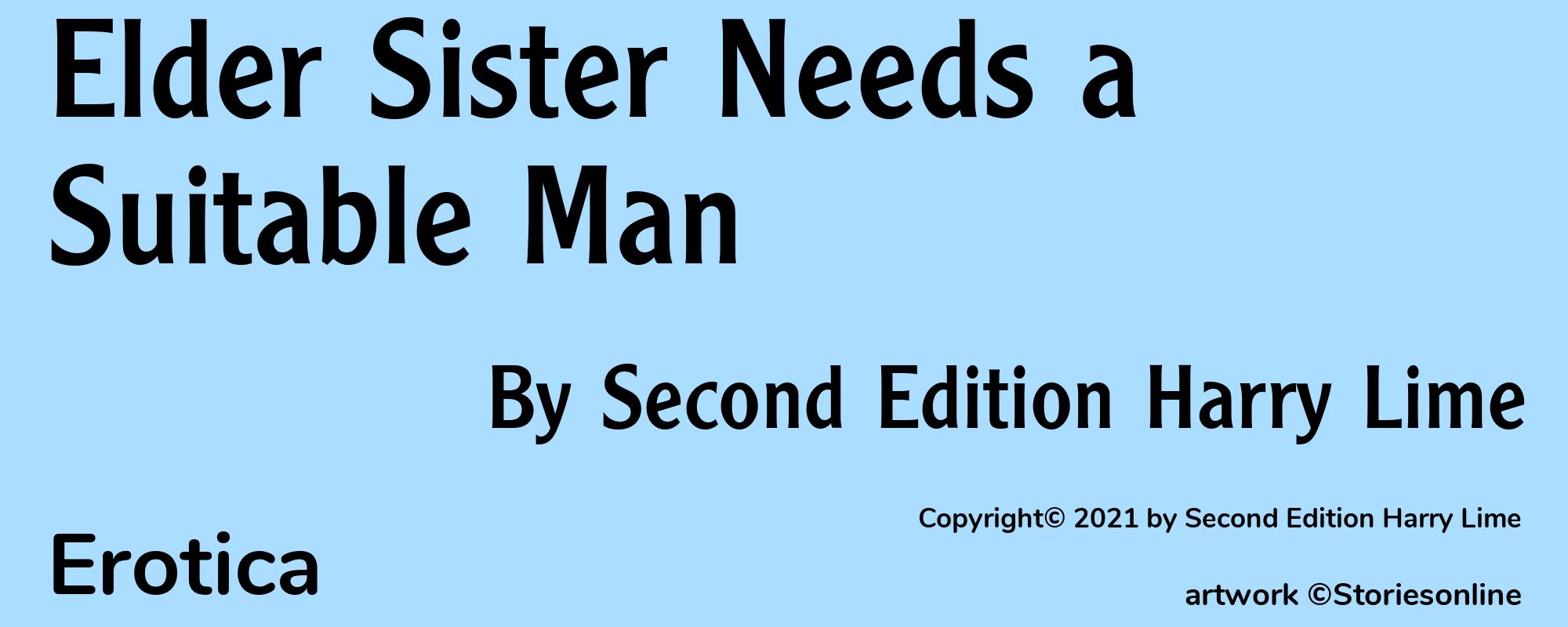 Elder Sister Needs a Suitable Man - Cover
