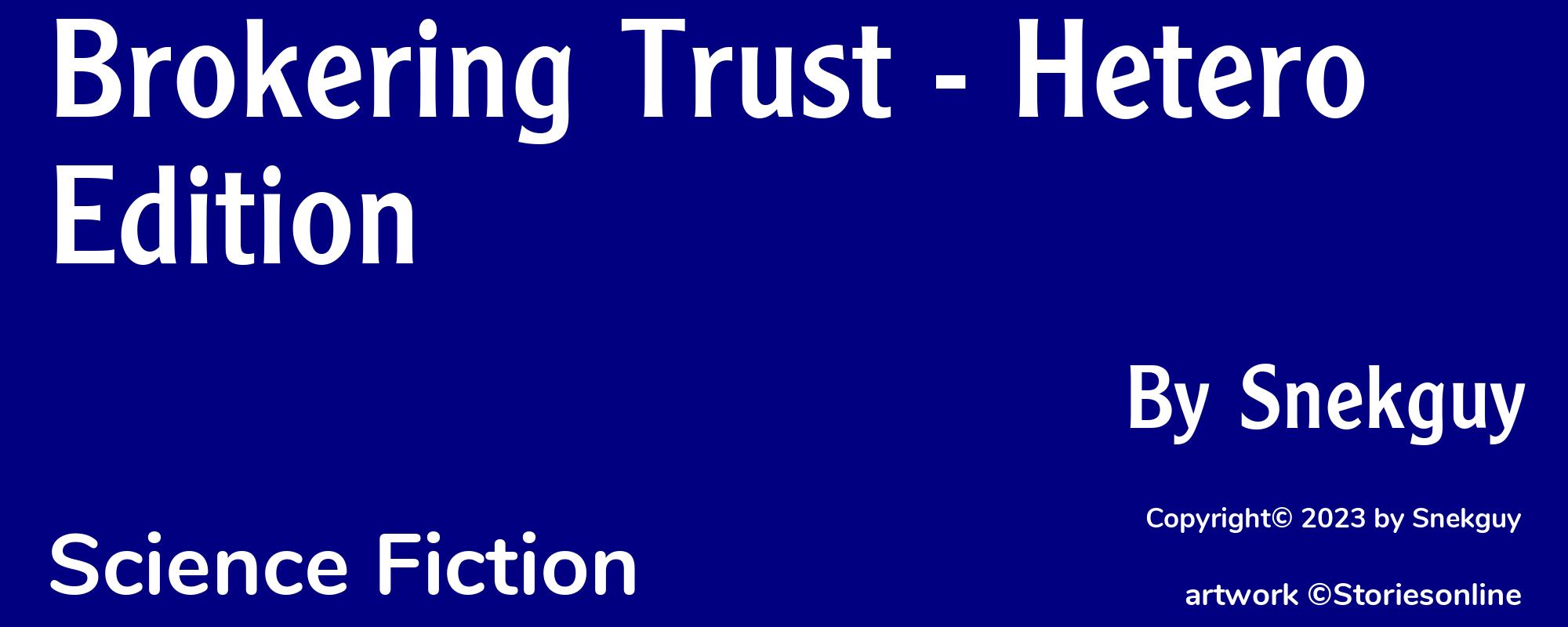 Brokering Trust - Hetero Edition - Cover